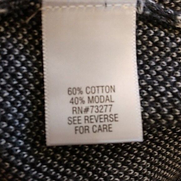 Cardigan Large Croft & Barrow Longline Plaid Black White & Gray - Picture 14 of 15